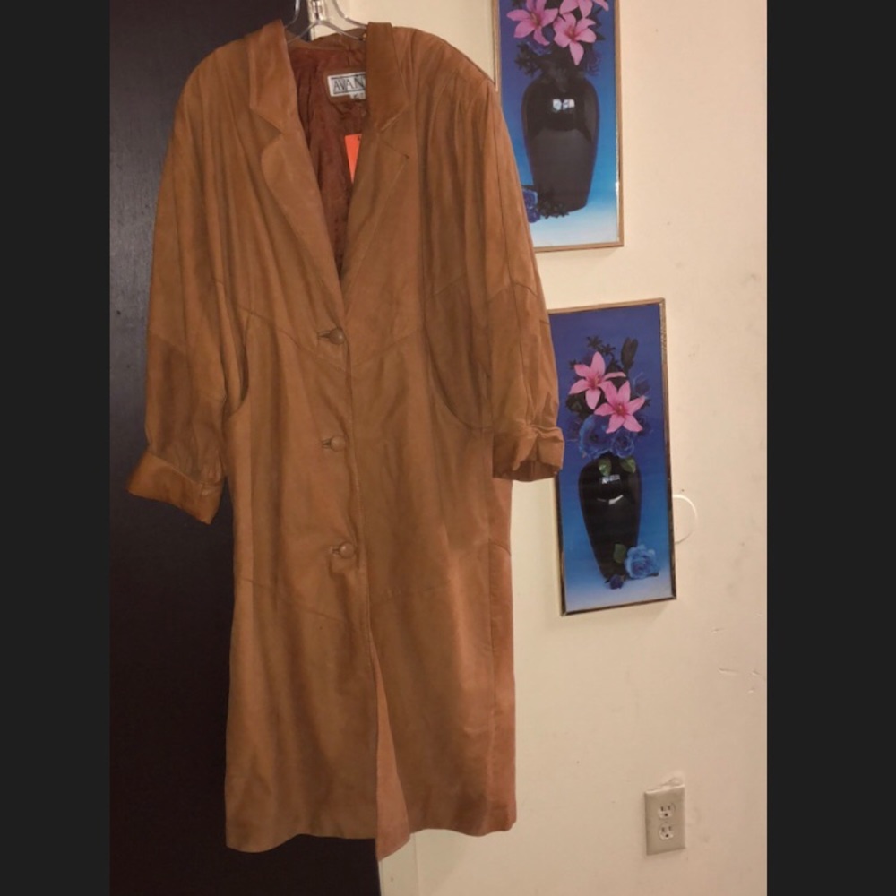 Genuine leather coat